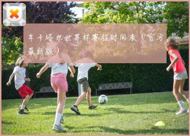 年卡塔尔世界杯赛程时间表（官方最新版）